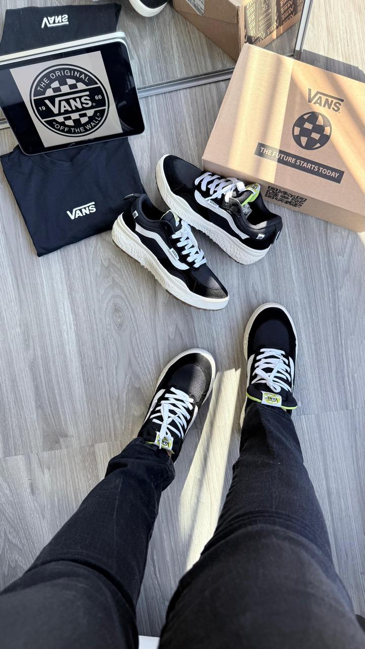 Vans neo Camurça  Preto branco