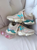 New balance 9060 Couro legítimo  premium Bege/azul