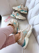 New balance 9060 Couro legítimo  premium Bege/azul