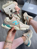 New balance 9060 Couro legítimo  premium Bege/azul