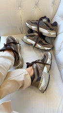 New balance 9060 Couro  Marrom