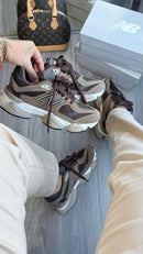 New balance 9060 Couro  Marrom