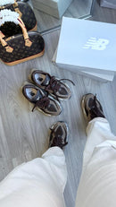 New balance 9060 Couro  Marrom