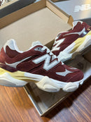New balance 9060 Couro Marsala/cinza