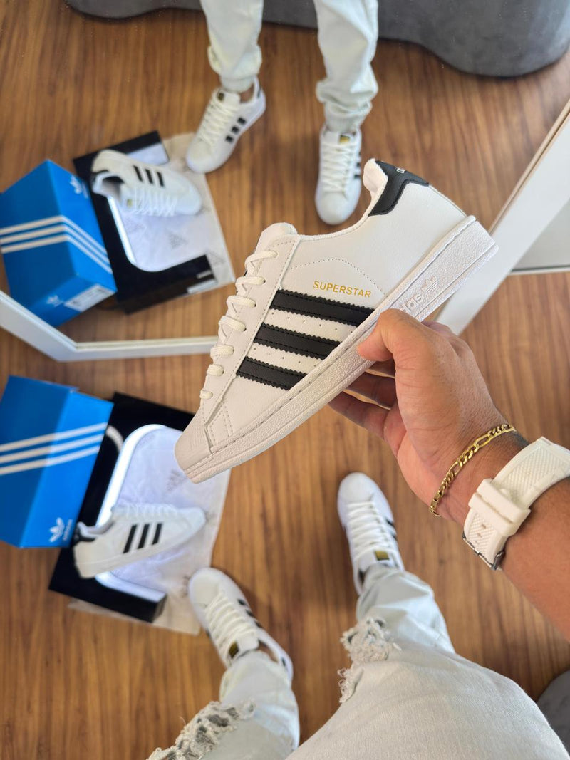 Adidas super Star Cabeção  branco/preto