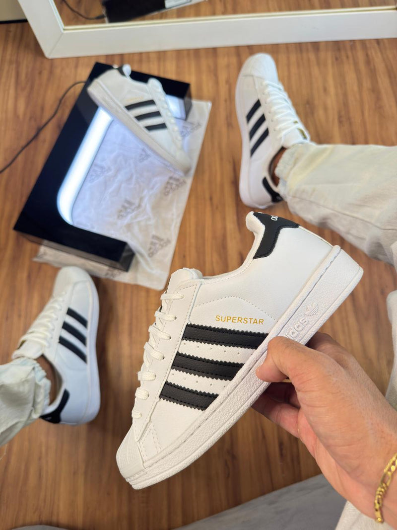 Adidas super Star Cabeção  branco/preto